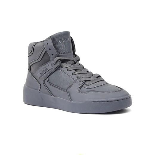 Guess Sneakersy VICENZA HIGH | z dodatkiem skóry ze sklepu Gomez Fashion Store w kategorii Buty sportowe męskie - zdjęcie 163936764