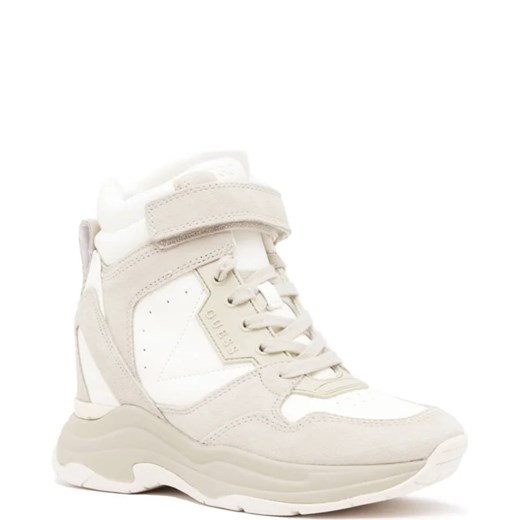 Guess Sneakersy ORLANDO | z dodatkiem skóry ze sklepu Gomez Fashion Store w kategorii Buty sportowe damskie - zdjęcie 163936911