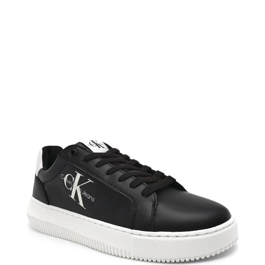 CALVIN KLEIN JEANS Skórzane trampki CHUNKY CUPSOLE MONOLOGO 40 Gomez Fashion Store wyprzedaż