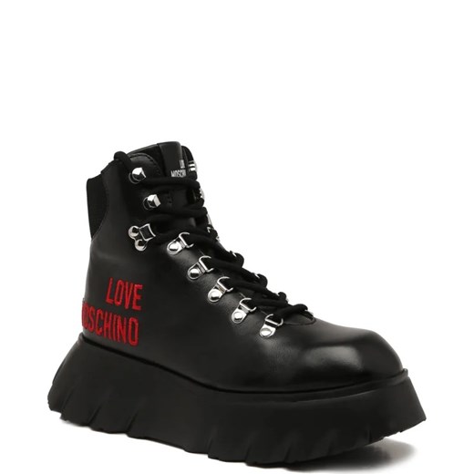 Śniegowce damskie Love Moschino z tkaniny casual