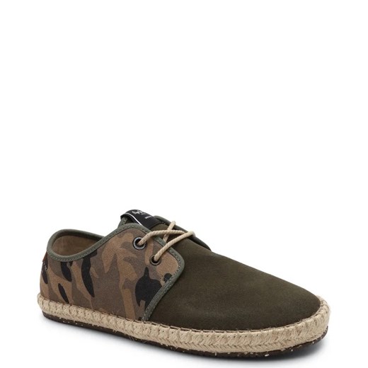 Pepe Jeans London Tenisówki TOURIST CLAIC CAMO | z dodatkiem skóry 41 okazyjna cena Gomez Fashion Store