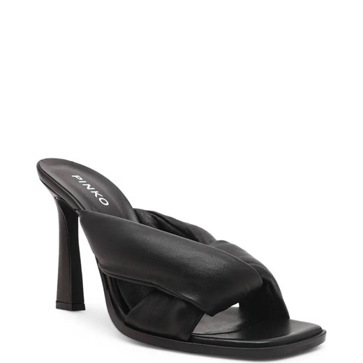 Pinko Skórzane sandały CORINNE SABOT NAPPA ze sklepu Gomez Fashion Store w kategorii Klapki damskie - zdjęcie 163938114