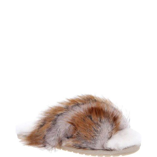 EMU Australia Wełniane obuwie domowe Mayberry Lava | z dodatkiem skóry Emu Australia 39 okazja Gomez Fashion Store