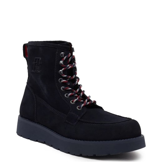 Tommy Hilfiger Skórzane buty TH AMERICAN BOOT Tommy Hilfiger 40 okazja Gomez Fashion Store