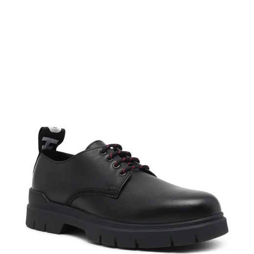 HUGO Skórzane derby Ryan_Derb_ltgr 42 Gomez Fashion Store okazja