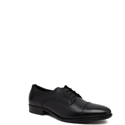 Buty eleganckie męskie BOSS HUGO czarne 