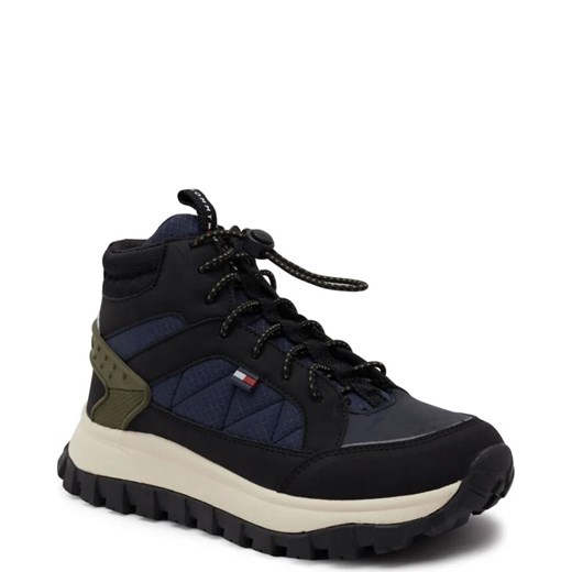 Buty sportowe dziecięce granatowe Tommy Hilfiger tkaninowe
