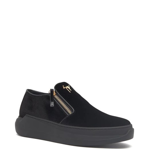 Giuseppe Zanotti Skórzane slip on Giuseppe Zanotti 44 promocyjna cena Gomez Fashion Store