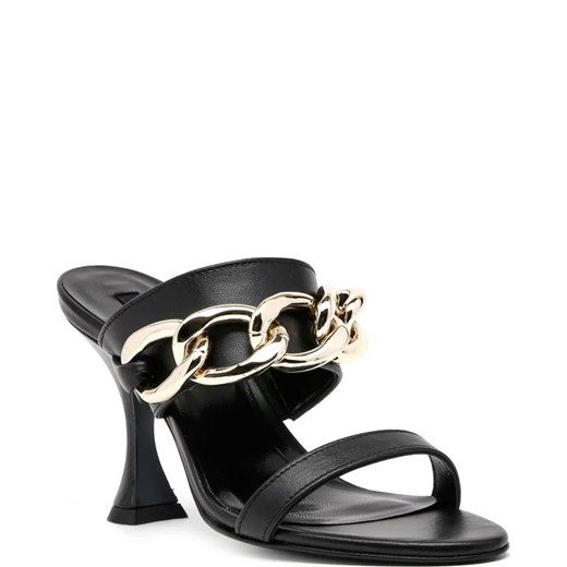 Patrizia Pepe Skórzane sandały na szpilce ze sklepu Gomez Fashion Store w kategorii Klapki damskie - zdjęcie 163940862