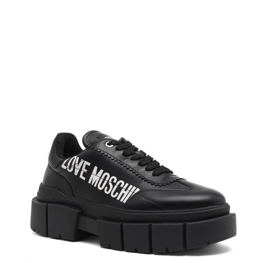 Buty sportowe damskie Love Moschino sneakersy skórzane