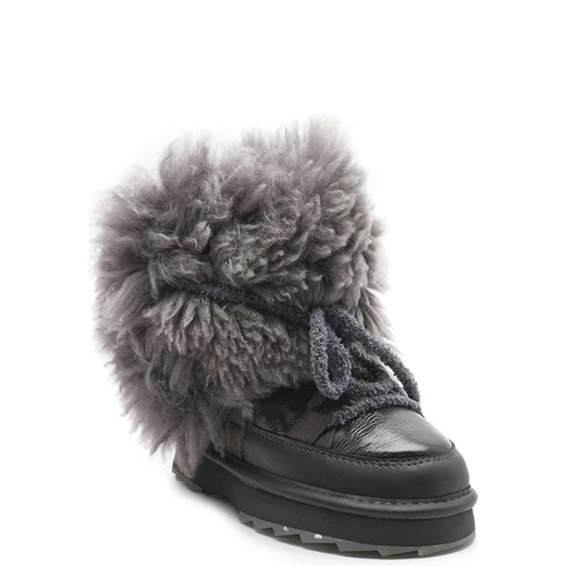EMU Australia Skórzane śniegowce Blurred Glossy | z dodatkiem wełny Emu Australia 39 Gomez Fashion Store
