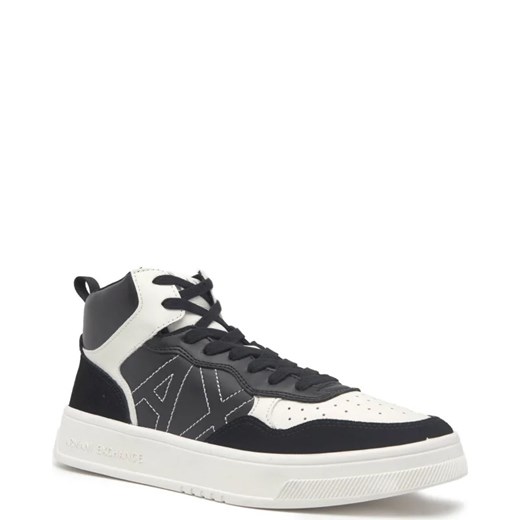 Czarne buty sportowe męskie Armani Exchange z tkaniny