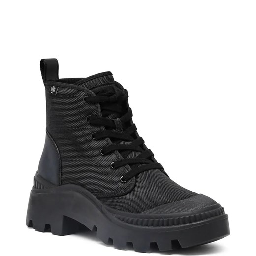 TORY BURCH Botki Camp Sneaker Boot | z dodatkiem skóry ze sklepu Gomez Fashion Store w kategorii Workery damskie - zdjęcie 163941202