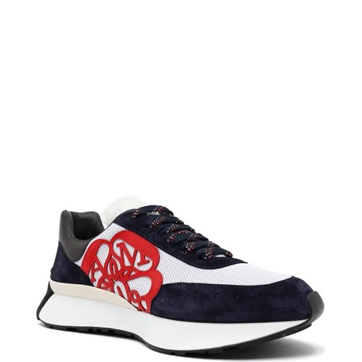 Alexander McQueen Skórzane sneakersy 42 okazja Gomez Fashion Store