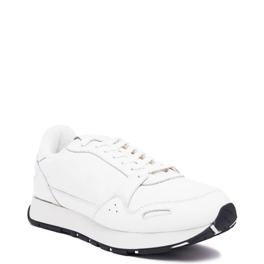 Emporio Armani Skórzane sneakersy ze sklepu Gomez Fashion Store w kategorii Buty sportowe męskie - zdjęcie 163941671