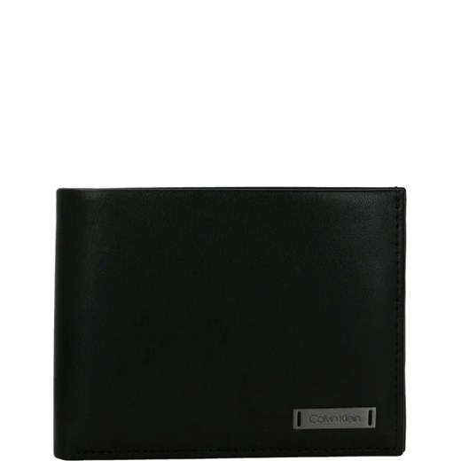 Calvin Klein Skórzany portfel SMOOTH W PLAQUE Calvin Klein OS promocyjna cena Gomez Fashion Store