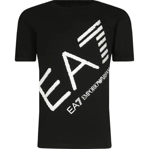 EA7 T-shirt | Regular Fit 150 okazja Gomez Fashion Store