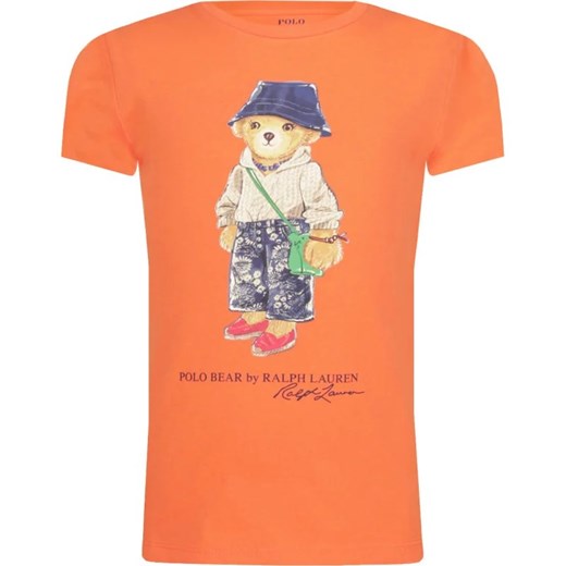 POLO RALPH LAUREN T-shirt | Regular Fit ze sklepu Gomez Fashion Store w kategorii Bluzki dziewczęce - zdjęcie 163944102
