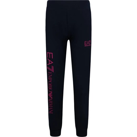 EA7 Spodnie dresowe | Regular Fit ze sklepu Gomez Fashion Store w kategorii Spodnie dziewczęce - zdjęcie 163944173