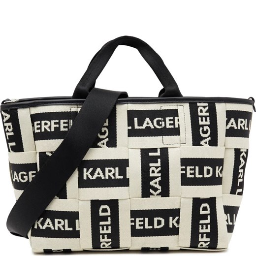 Karl Lagerfeld Shopperka k/webbing logo sm tote Karl Lagerfeld Uniwersalny Gomez Fashion Store