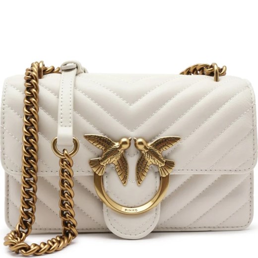 Pinko Skórzana torebka na ramię Love One Mini Crossbody Pinko OS Gomez Fashion Store