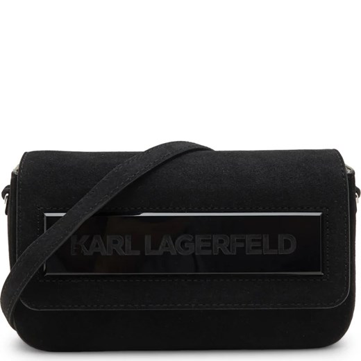 Karl Lagerfeld Skórzana listonoszka k/essential k sm flap shb sued Karl Lagerfeld Uniwersalny Gomez Fashion Store