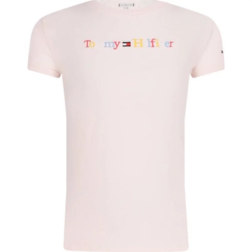 Tommy Hilfiger T-shirt | Regular Fit ze sklepu Gomez Fashion Store w kategorii Bluzki dziewczęce - zdjęcie 163944901