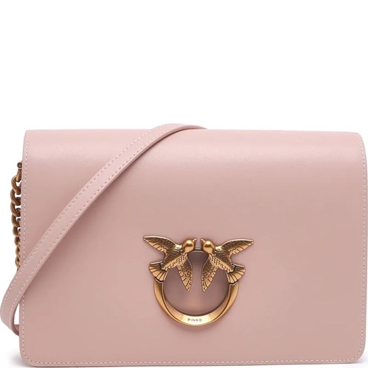 Pinko Skórzana torebka na ramię LOVE CLICK CLASSIC VITELLO SET Pinko OS wyprzedaż Gomez Fashion Store