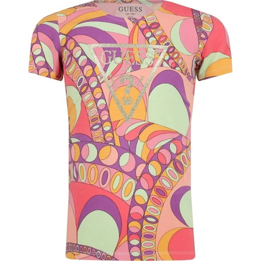 Guess T-shirt | Regular Fit ze sklepu Gomez Fashion Store w kategorii Bluzki dziewczęce - zdjęcie 163945173