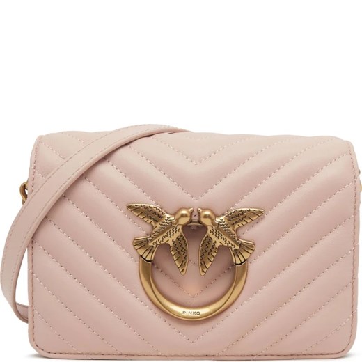 Pinko Skórzana torebka na ramię LOVE CLICK MINI SHEEP NAPPA CH Pinko OS Gomez Fashion Store promocyjna cena