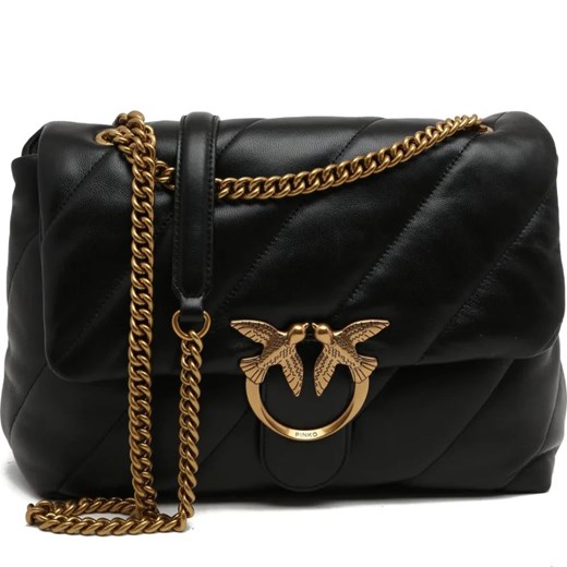 Pinko Skórzana torebka na ramię LOVE BIG PUFF CL SHEEP NAPPA Pinko OS Gomez Fashion Store