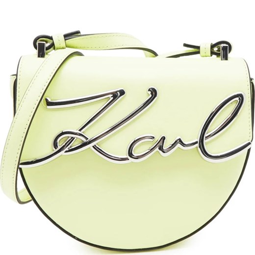 Karl Lagerfeld Skórzana listonoszka k/signature sm Karl Lagerfeld OS wyprzedaż Gomez Fashion Store