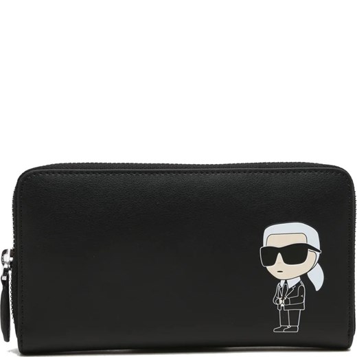 Karl Lagerfeld Skórzany portfel k/ikonik 2.0 leather cont wllt Karl Lagerfeld Uniwersalny Gomez Fashion Store