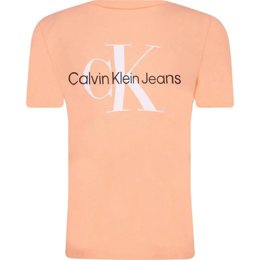 CALVIN KLEIN JEANS T-shirt | Regular Fit ze sklepu Gomez Fashion Store w kategorii Bluzki dziewczęce - zdjęcie 163946253