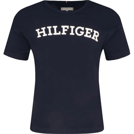 Tommy Hilfiger T-shirt MONOTYPE | Regular Fit ze sklepu Gomez Fashion Store w kategorii Bluzki dziewczęce - zdjęcie 163946301