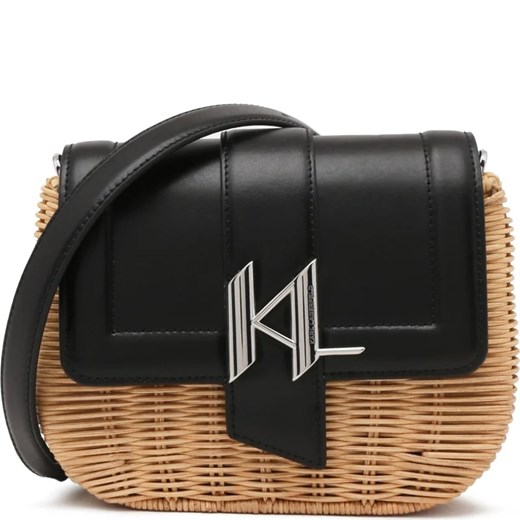 Karl Lagerfeld Skórzana listonoszka k/saddle wicker ze sklepu Gomez Fashion Store w kategorii Listonoszki - zdjęcie 163946434