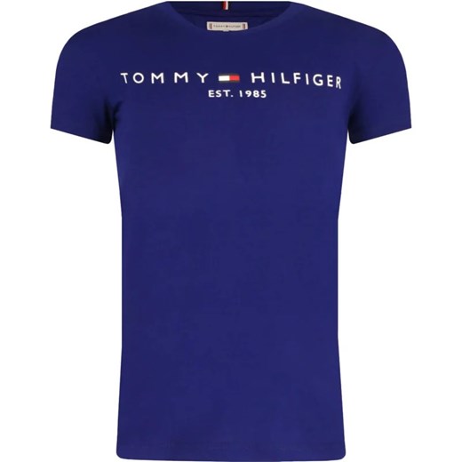 Bluzka dziewczęca Tommy Hilfiger bawełniana
