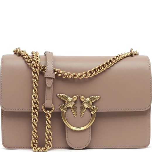 Pinko listonoszka elegancka ze skóry