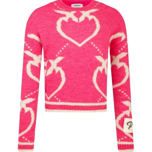 Pinko UP Sweter | Regular Fit | z dodatkiem wełny ze sklepu Gomez Fashion Store w kategorii Swetry dziewczęce - zdjęcie 163946854