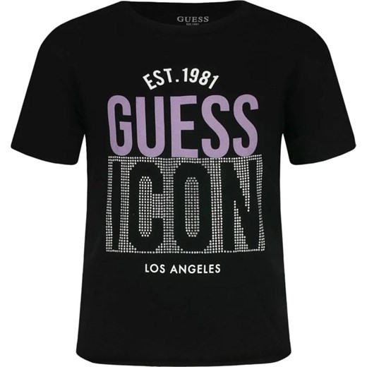 Guess T-shirt | Cropped Fit ze sklepu Gomez Fashion Store w kategorii Bluzki dziewczęce - zdjęcie 163946942
