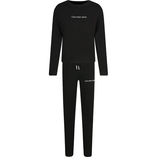 CALVIN KLEIN JEANS Komplet CKJ LOGO BOXY CN SWEATPANTS SET | Regular Fit 164 promocja Gomez Fashion Store