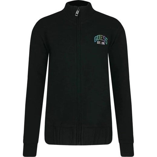 Bluza dziewczęca Guess czarna bawełniana