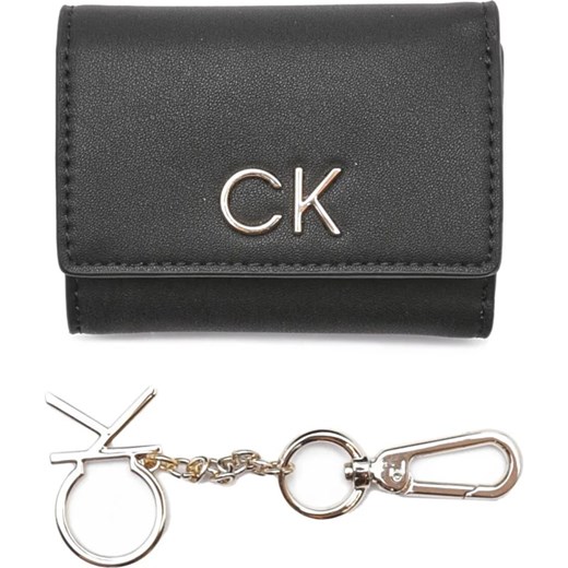 Calvin Klein Skórzany portfel + brelok Calvin Klein Uniwersalny okazja Gomez Fashion Store