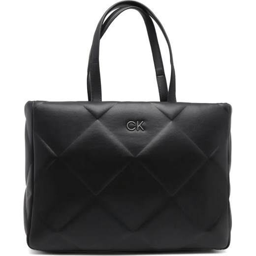 Calvin Klein Shopperka RE-LOCK QUILT TOTE LG ze sklepu Gomez Fashion Store w kategorii Torby Shopper bag - zdjęcie 163948361