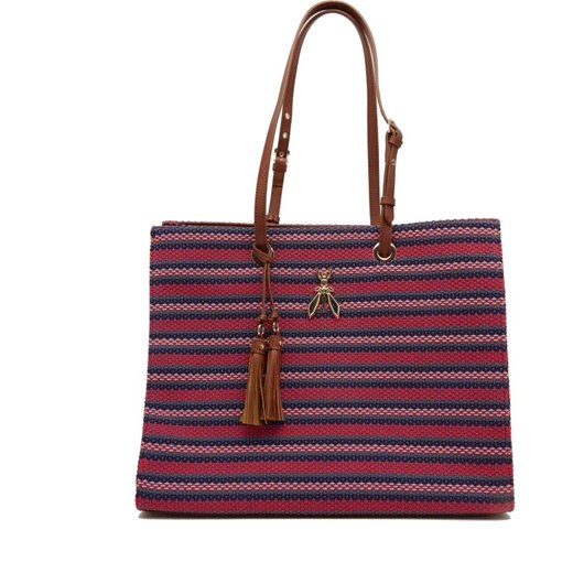 Shopper bag Patrizia Pepe ze skóry