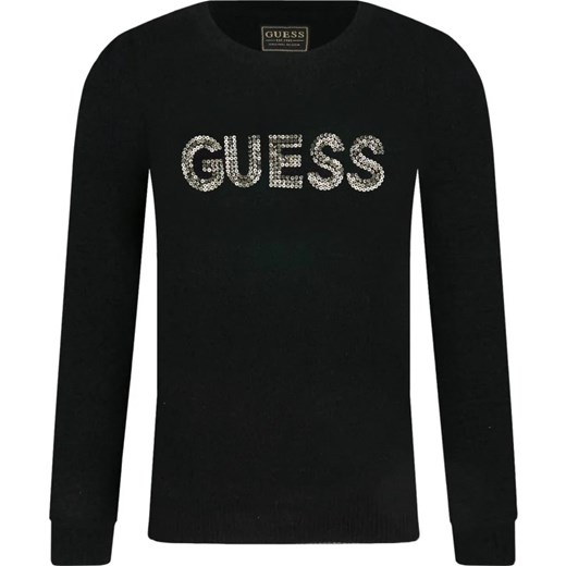 Sweter dziewczęcy Guess czarny