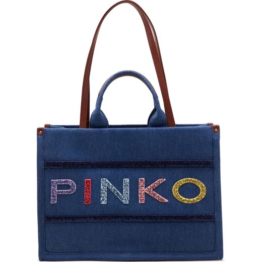 Shopper bag Pinko mieszcząca a7 