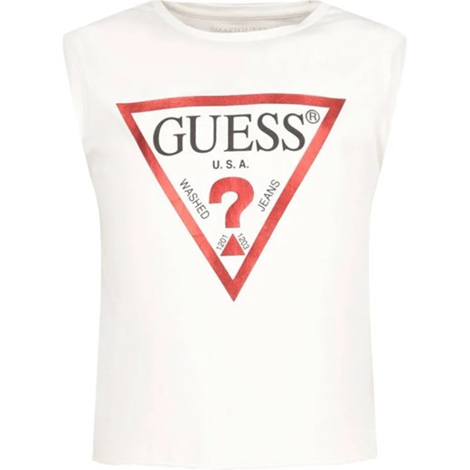 Guess T-shirt | Cropped Fit ze sklepu Gomez Fashion Store w kategorii Bluzki dziewczęce - zdjęcie 163949201