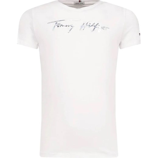 Tommy Hilfiger T-shirt | Regular Fit ze sklepu Gomez Fashion Store w kategorii Bluzki dziewczęce - zdjęcie 163949214