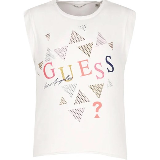 Guess T-shirt MIDI | Regular Fit ze sklepu Gomez Fashion Store w kategorii Bluzki dziewczęce - zdjęcie 163949233